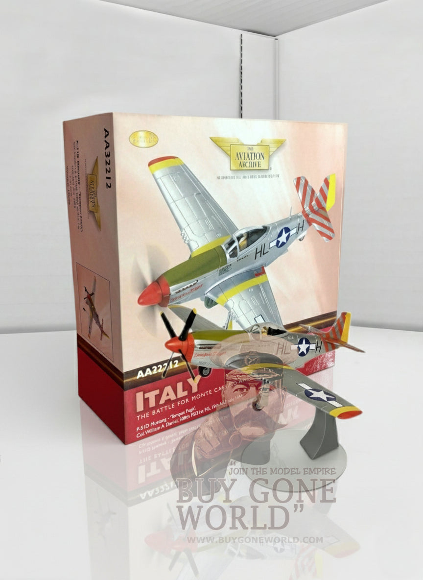 CORGI P-51D MUSTANG USAAF 31ST FG "TEMPUS FUGIT" WILLIAM DANIEL ITALY 1944