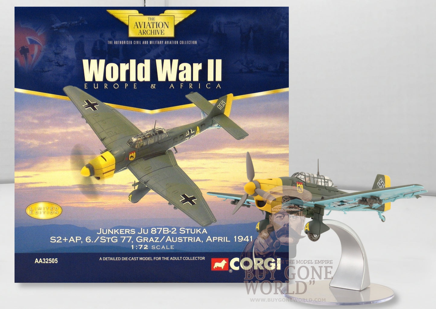 CORGI JUNKERS JU-87B STUKA 6./StG 77