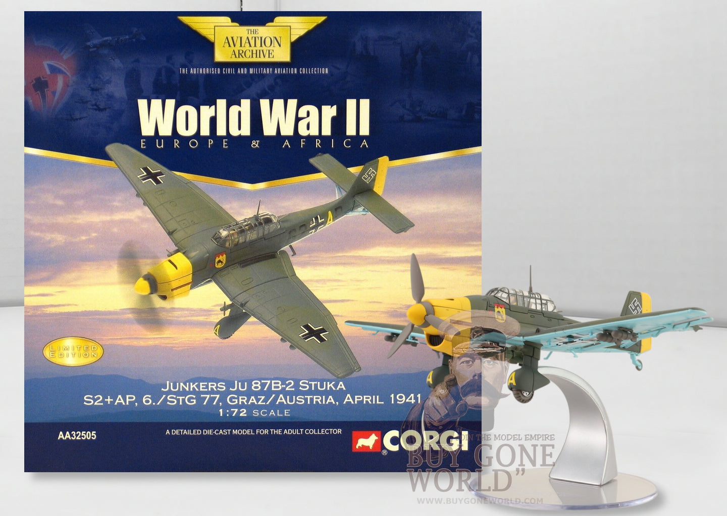 CORGI JUNKERS JU-87B STUKA 6./StG 77