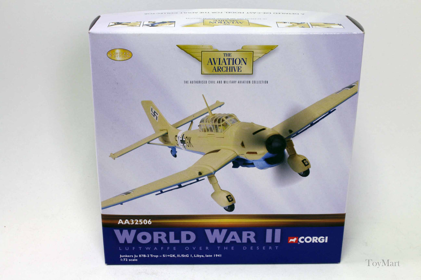 CORGI JUNKERS JU 87B STUKA LIBYA 1941