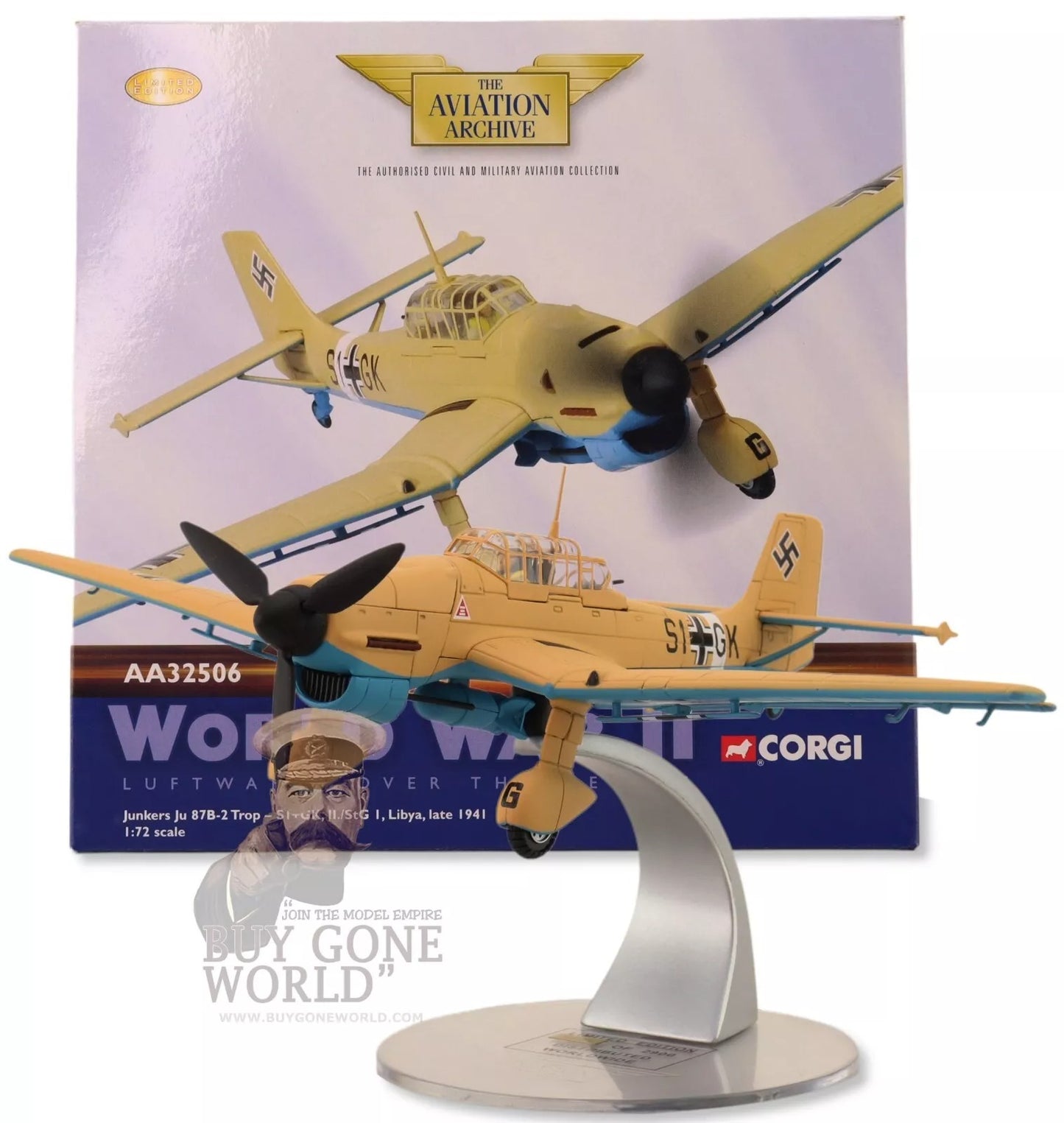 CORGI JUNKERS JU 87B STUKA LIBYA 1941