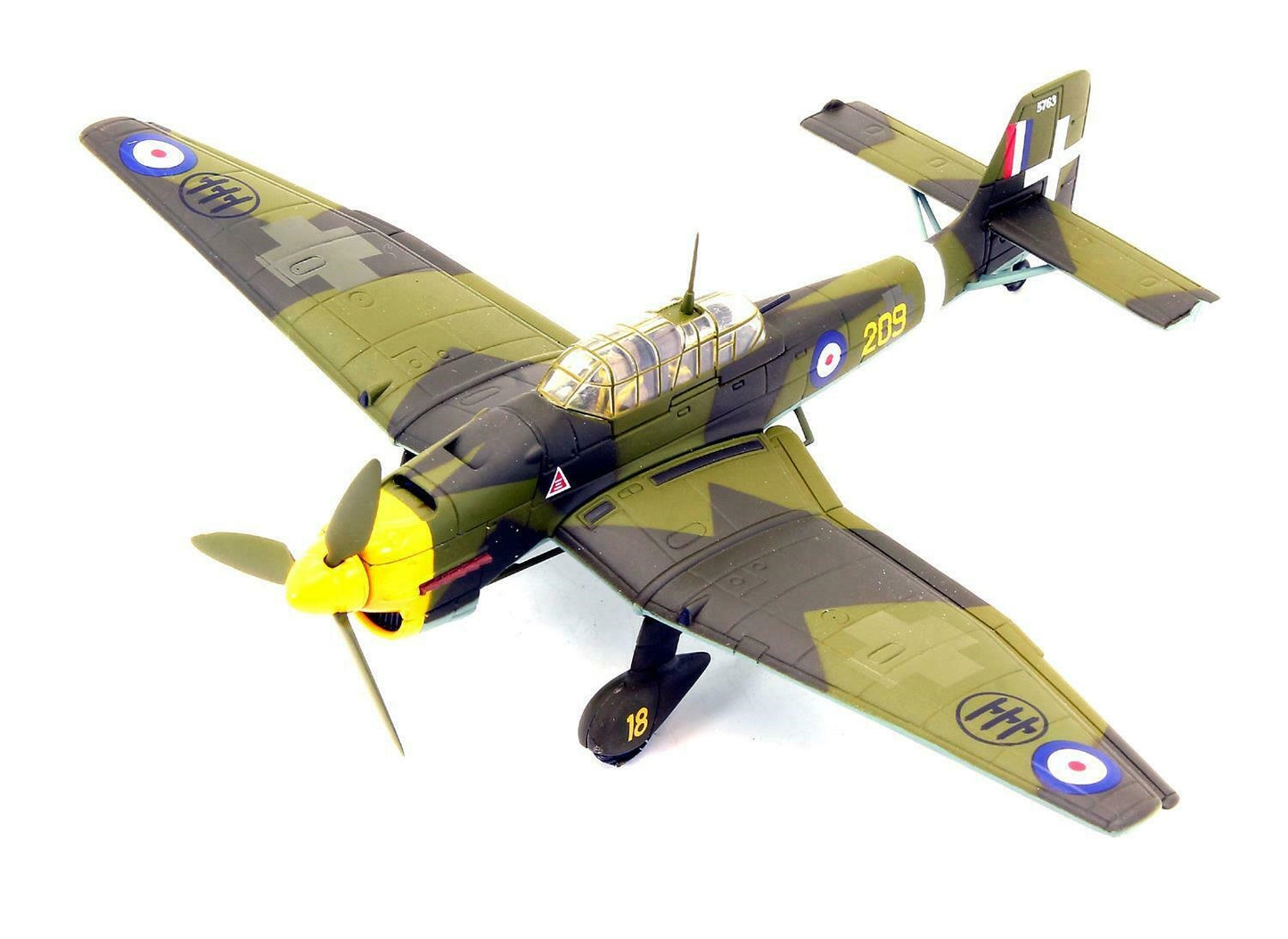 CORGI JU-87 (WERK NR. 5763) CAPTURED BY BRITISH TROOPS IN LIBYA 14 SEPTEMBER 1941 CAPTIVE EAGLE II COLLECTORS CLUB SPECIAL 2007