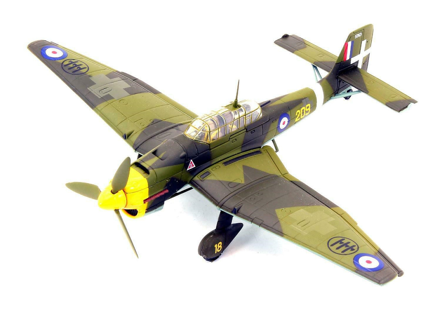 CORGI JU-87 (WERK NR. 5763) CAPTURED BY BRITISH TROOPS IN LIBYA 14 SEPTEMBER 1941 CAPTIVE EAGLE II COLLECTORS CLUB SPECIAL 2007
