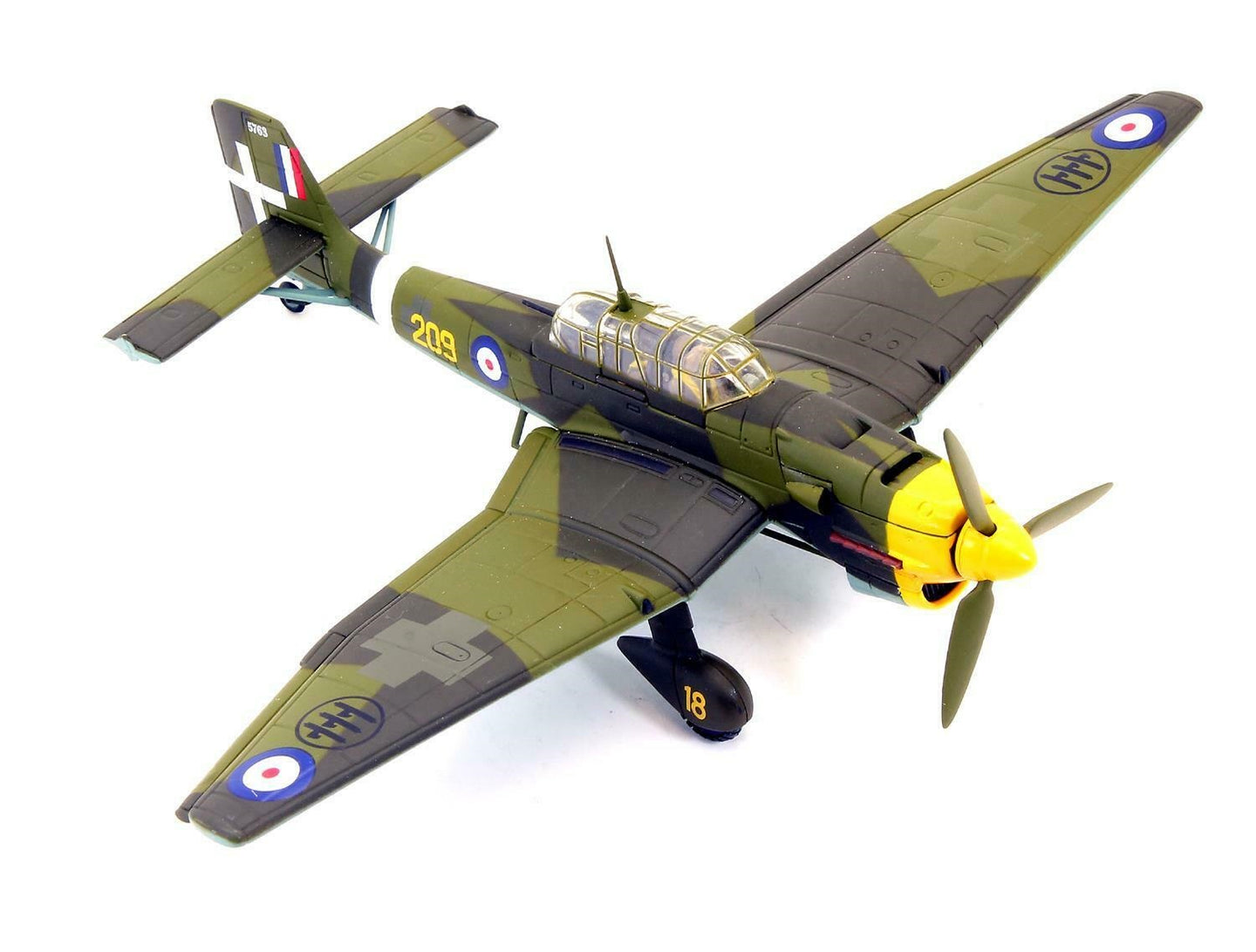 CORGI JU-87 (WERK NR. 5763) CAPTURED BY BRITISH TROOPS IN LIBYA 14 SEPTEMBER 1941 CAPTIVE EAGLE II COLLECTORS CLUB SPECIAL 2007