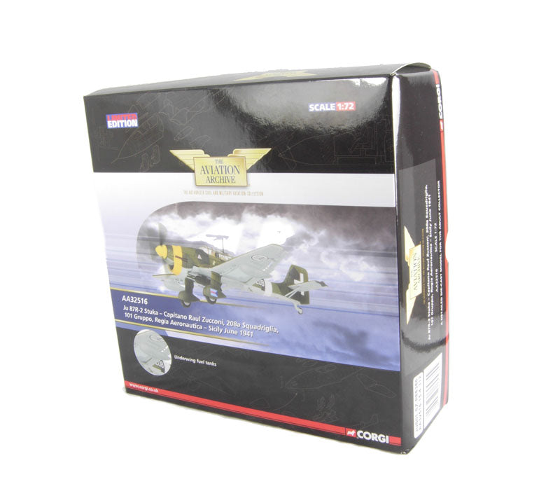 CORGI JU 87B STUKA REGIA AERONAUTICA 208A SQUADRIGLIA PICCHIATELLO RAUL ZUCCONI SICILY JUNE 1941