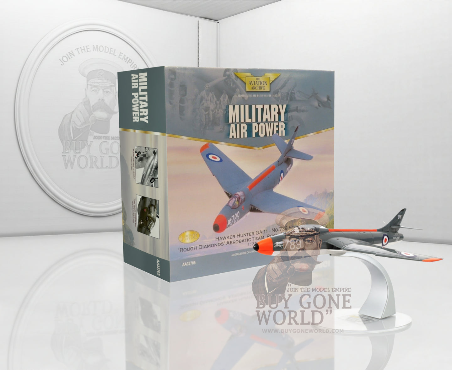 CORGI HUNTER GA.MK 11 RNFAA No.738 NAS "ROUGH DIAMONDS"