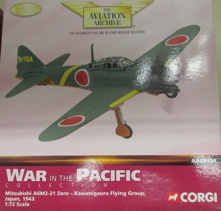 CORGI A6M2 ZERO IJNAS KASAMIGAURA FLYING GROUP, JAPAN 1943