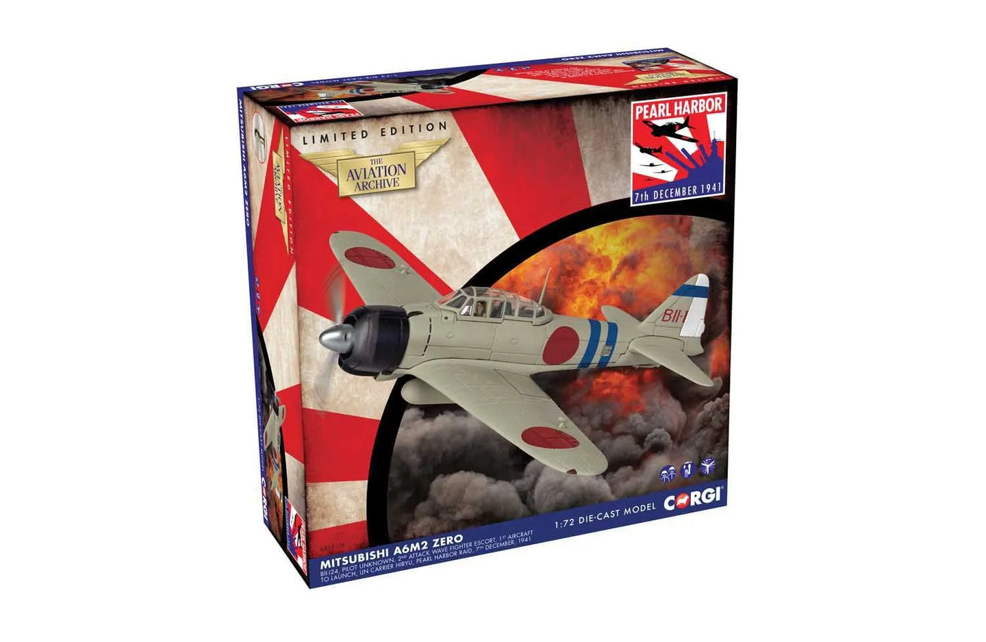 CORGI MITSUBISHI ZERO A6M PEARL HARBOR