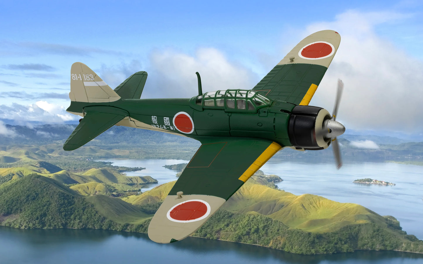 CORGI A6M2-21 ZERO JAPANESE NAVY 81-1183 381ST KOKUTAI SARONG AIRFIELD WEST PAPUA MAY 1944