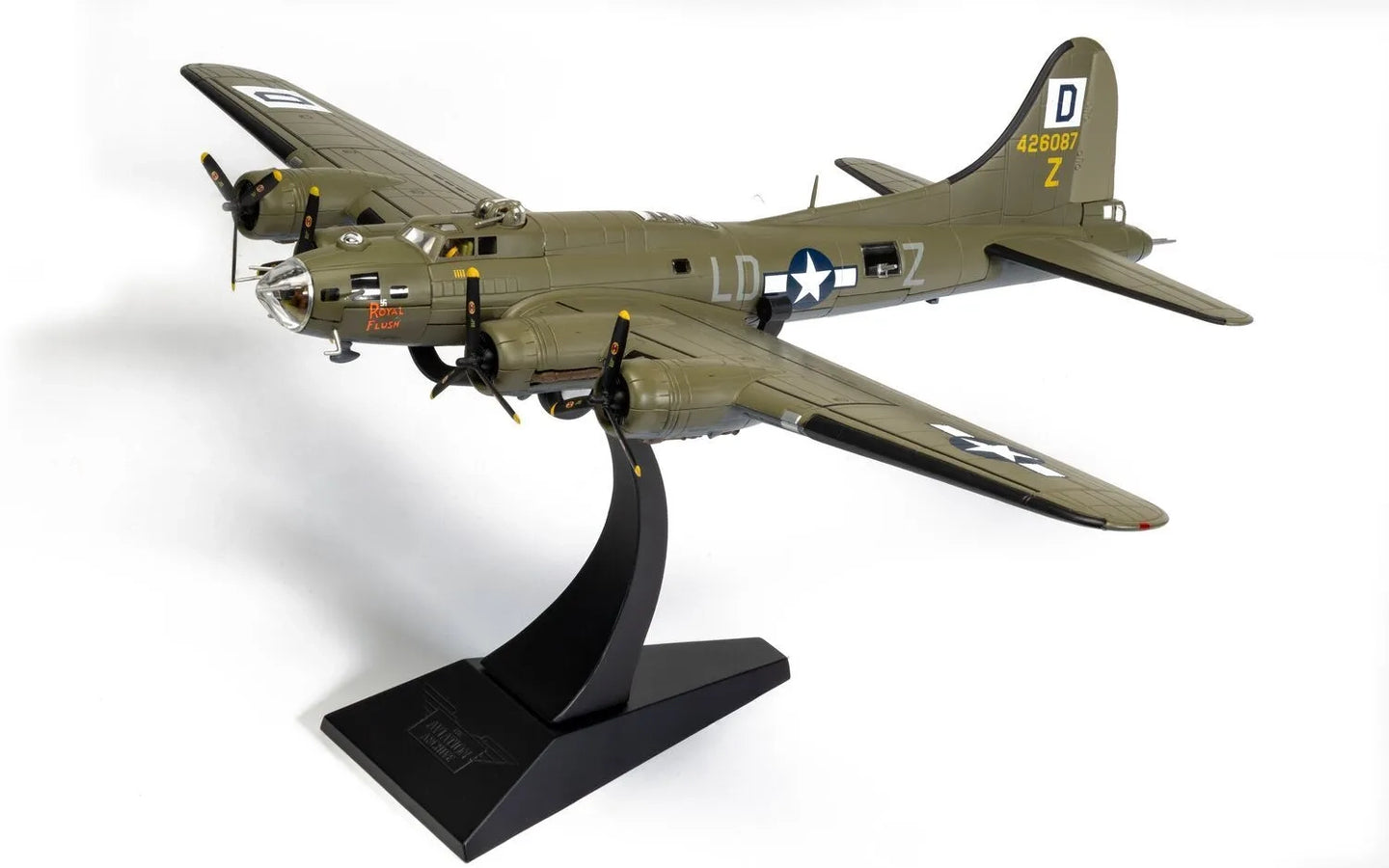 CORGI B-17F FLYING FORTRESS USAAF 100TH BG 42-6087 LT ROBERT ROSIE ROSENTHAL "ROYAL FLUSH" GERMANY 1943