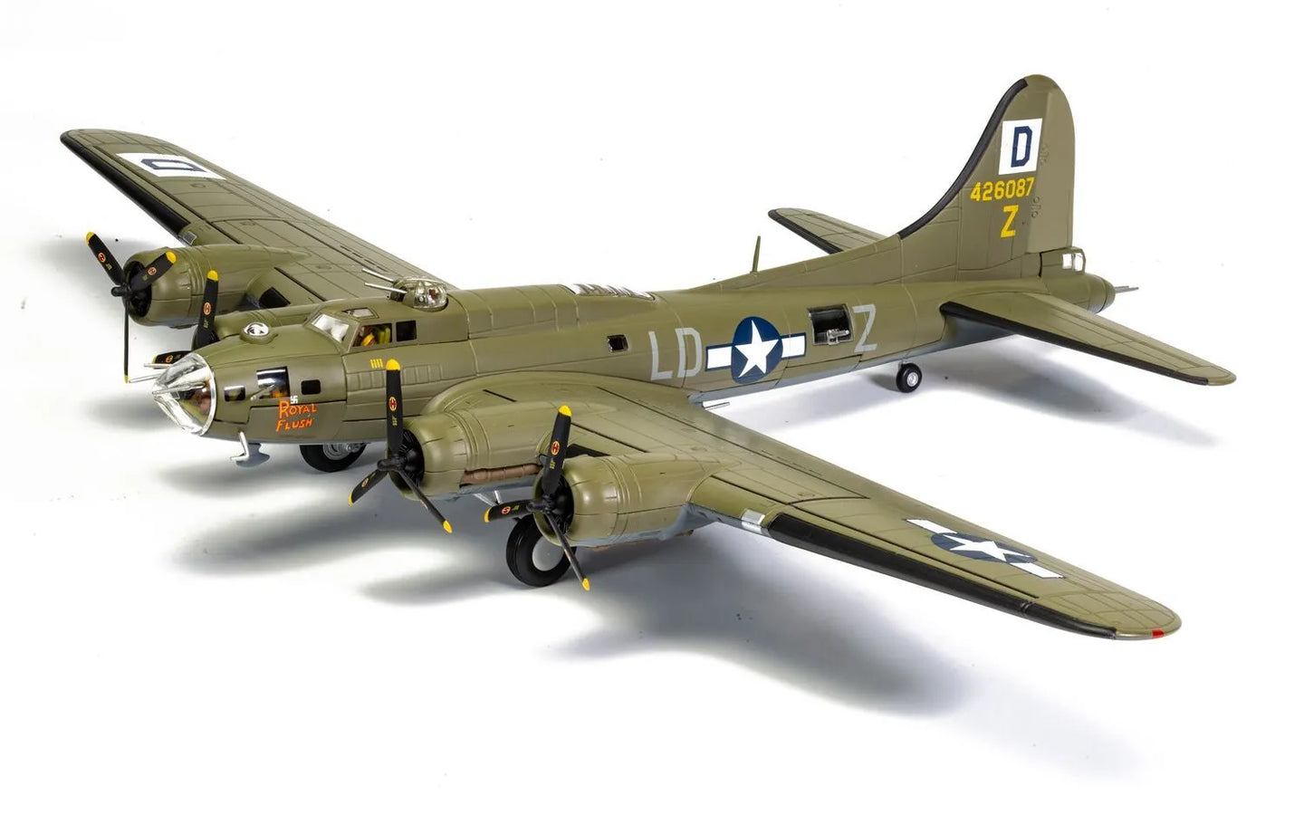 CORGI B-17F FLYING FORTRESS USAAF 100TH BG 42-6087 LT ROBERT ROSIE ROSENTHAL "ROYAL FLUSH" GERMANY 1943