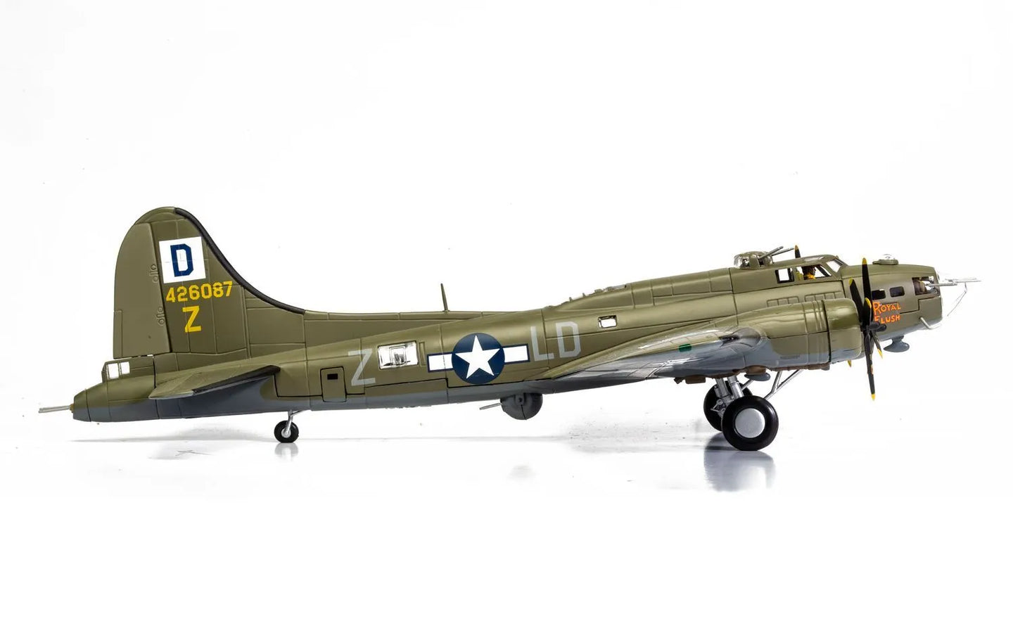 CORGI B-17F FLYING FORTRESS USAAF 100TH BG 42-6087 LT ROBERT ROSIE ROSENTHAL "ROYAL FLUSH" GERMANY 1943