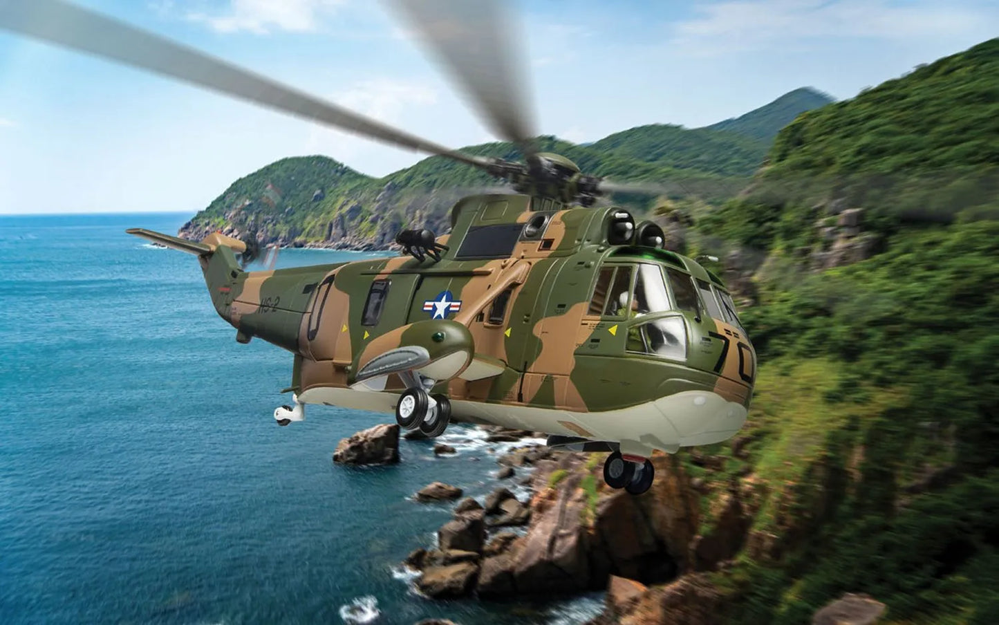 CORGI SH-3A SEA KING NV-70 HS-2 GOLDEN FALCONS VIETNAM MAY 1967