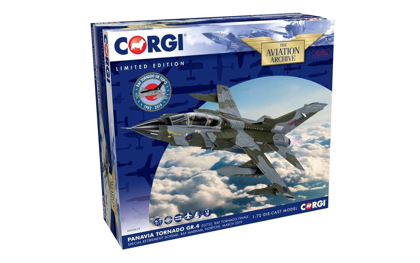 CORGI TORNADO GR.4 ZG752 RETIREMENT SCHEME RAF