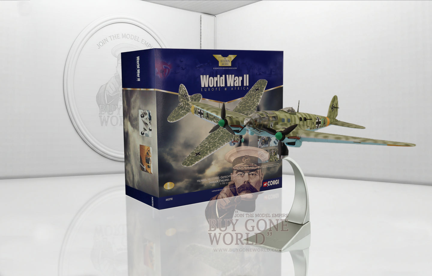 CORGI HE 111H-6 LUFTWAFFE GEFECHTSVERBAND KUHLMEY IMMOLA FINLAND 1944