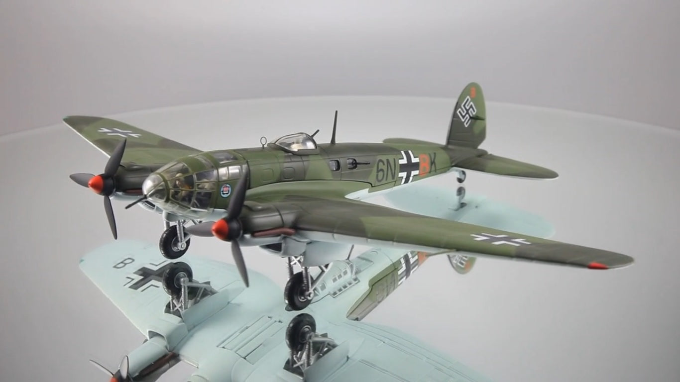 CORGI HE 111H-14 LUFTWAFFE 1/KGR 100 VANNEF FRANCE BLITZ 1940 (SIGHTS AND SOUNDS VERSION)