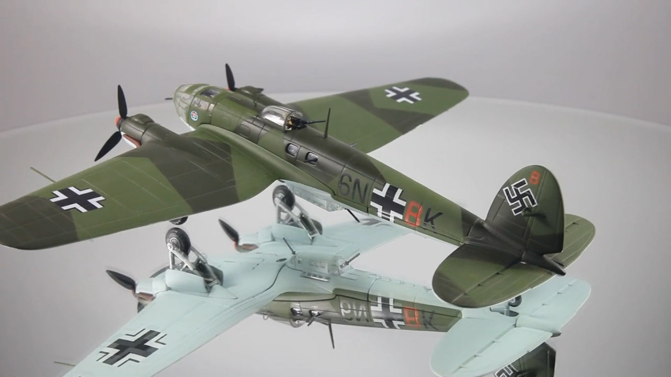 CORGI HE 111H-14 LUFTWAFFE 1/KGR 100 VANNEF FRANCE BLITZ 1940 (SIGHTS AND SOUNDS VERSION)