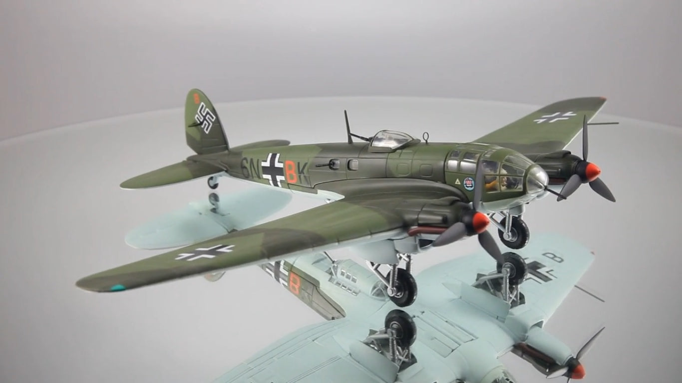 CORGI HE 111H-14 LUFTWAFFE 1/KGR 100 VANNEF FRANCE BLITZ 1940 (SIGHTS AND SOUNDS VERSION)