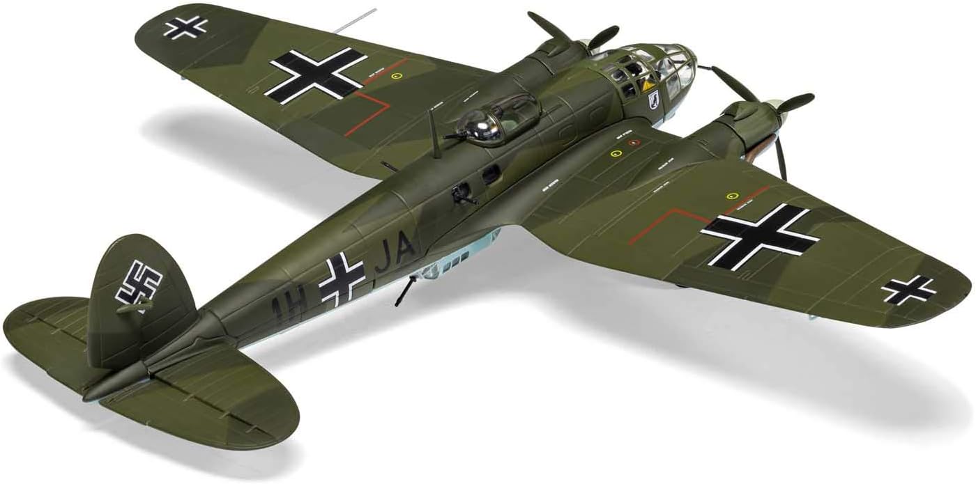 CORGI HE111 H-2 LUFTWAFFE STAB./KG26 1H+JA "THE HUMBIE HEINKEL" HUMBIE SCOTLAND OCTOBER 28TH 1939