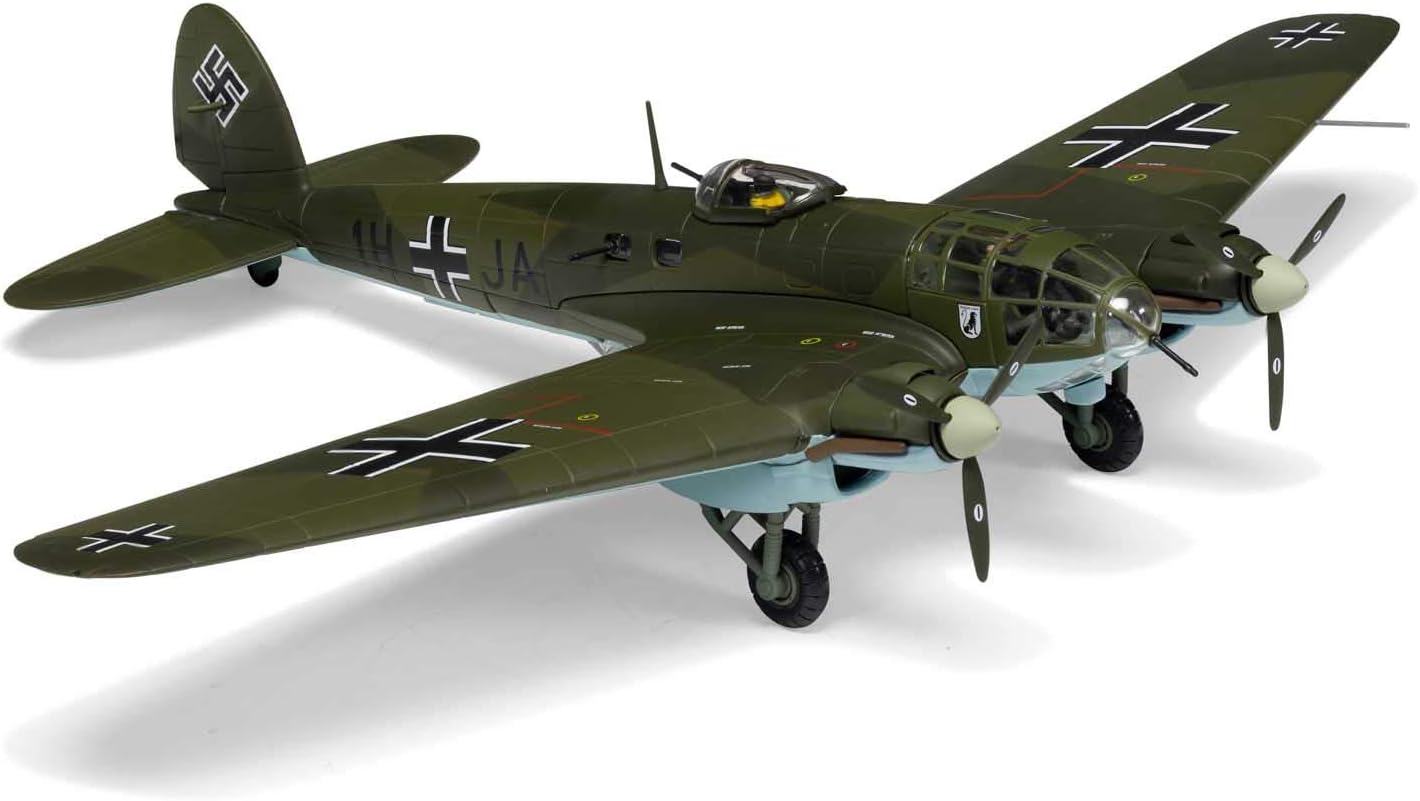 CORGI HE111 H-2 LUFTWAFFE STAB./KG26 1H+JA "THE HUMBIE HEINKEL" HUMBIE SCOTLAND OCTOBER 28TH 1939