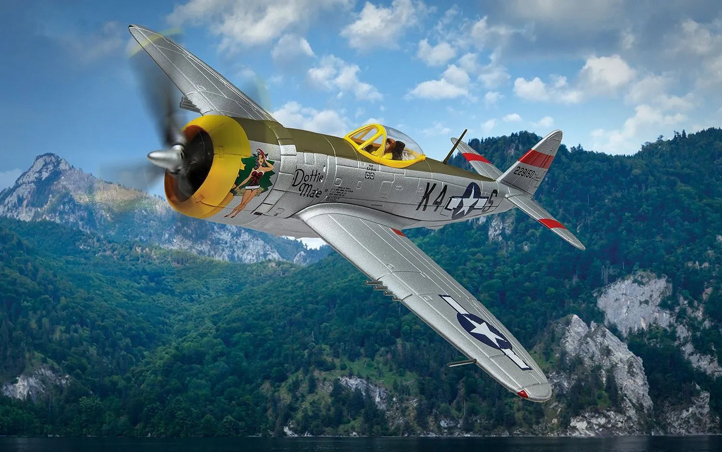 CORGI P-47D THUNDERBOLT "DOTTIE MAE" 42-29150 / K4-S 410TH FG 511TH FS MAY 1945