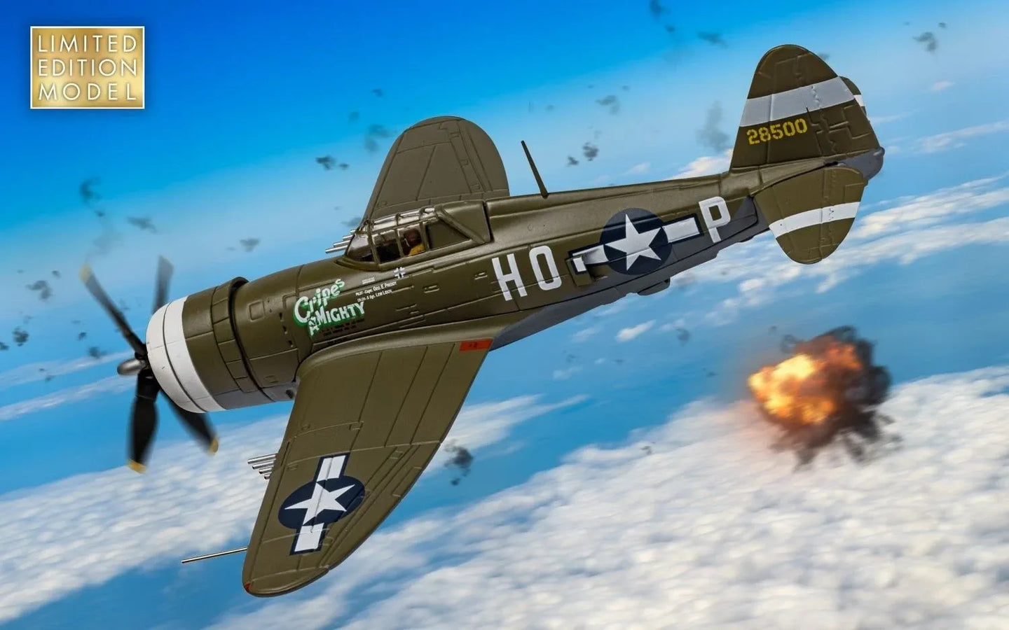CORGI P-47D THUNDERBOLT 42-8500/HO-P "CRIPES A MIGHTY"