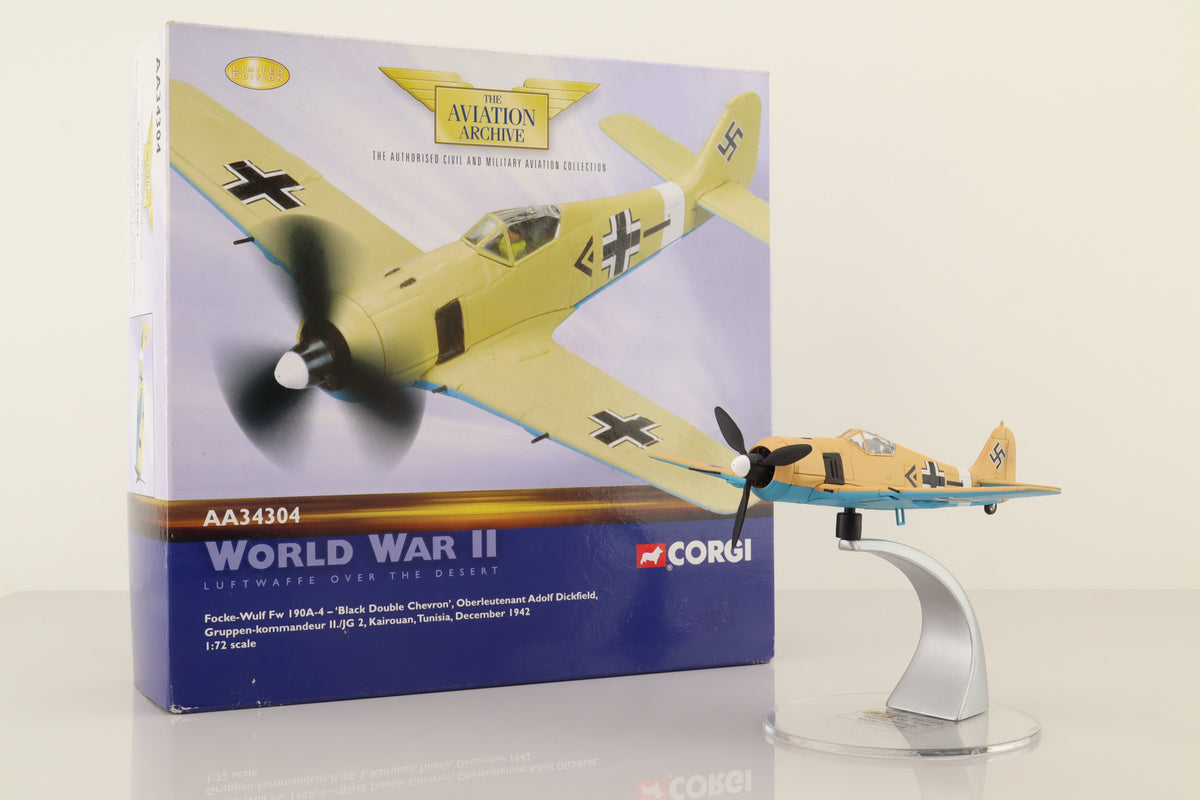 CORGI FW 190A LUFTWAFFE II/JG 2 RICHTHOFEN, ADOLF DICKFIELD