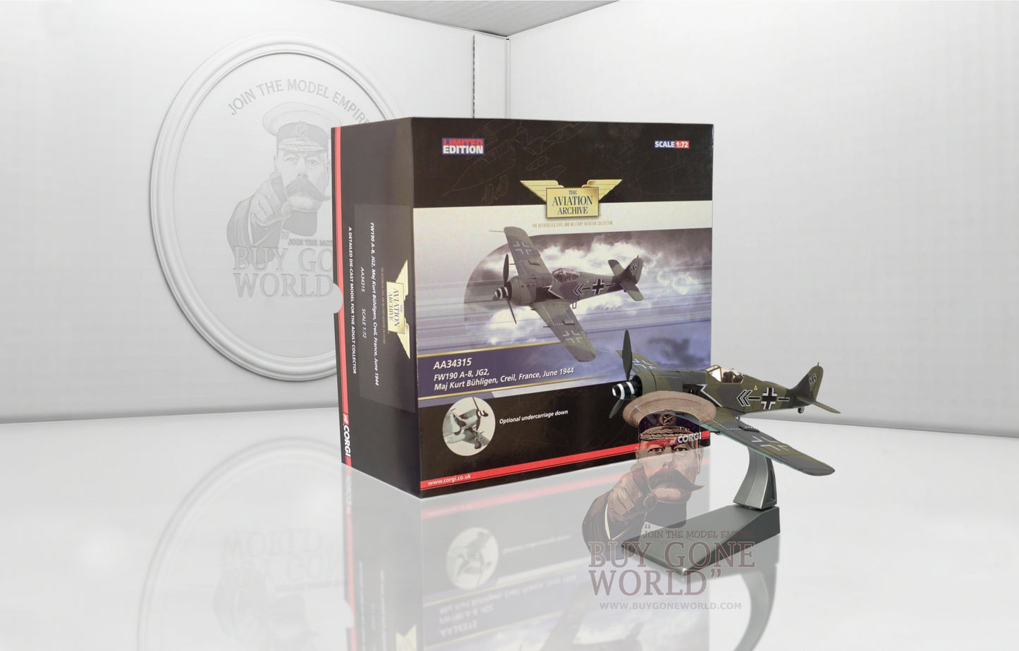 CORGI FW 190A KURT BUHLIGEN CREIL FRANCE JUNE 1944