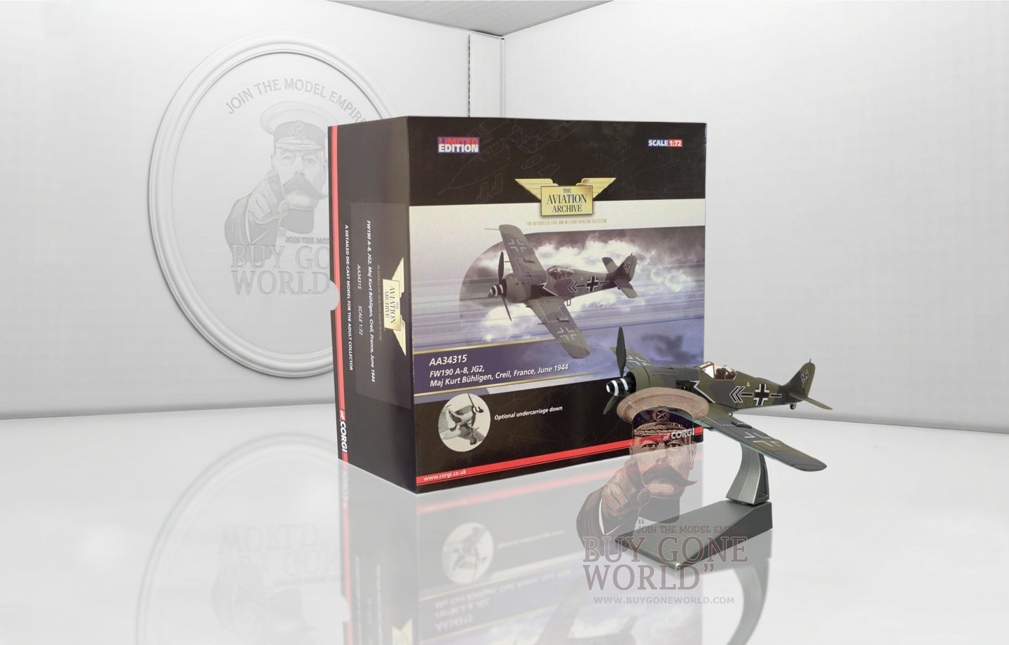 CORGI FW 190A KURT BUHLIGEN CREIL FRANCE JUNE 1944
