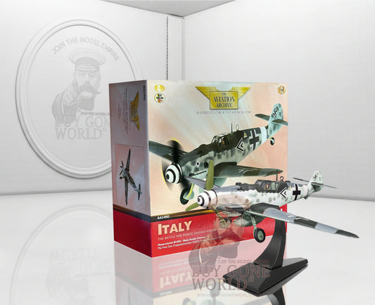 CORGI BF-109G LUFTWAFFE III/JG53 "BLACK DOUBLE CHEVRON" FRANZ GOTZ ITALY JANUARY 1944