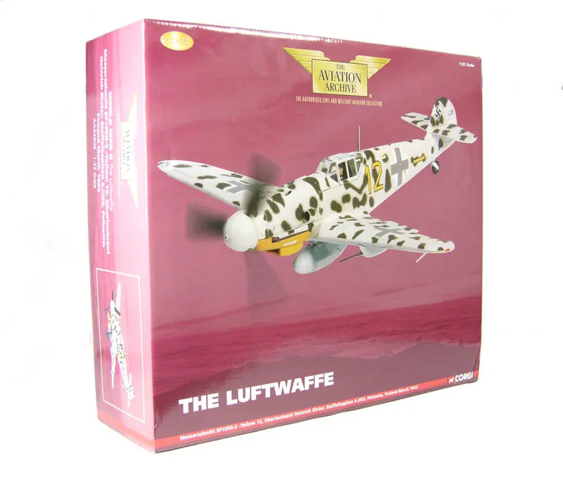 CORGI BF109-G YELLOW 12 OBERLEUTNANT HEINRICH EHRLER STAFFELKAPITAN FINLAND 1943