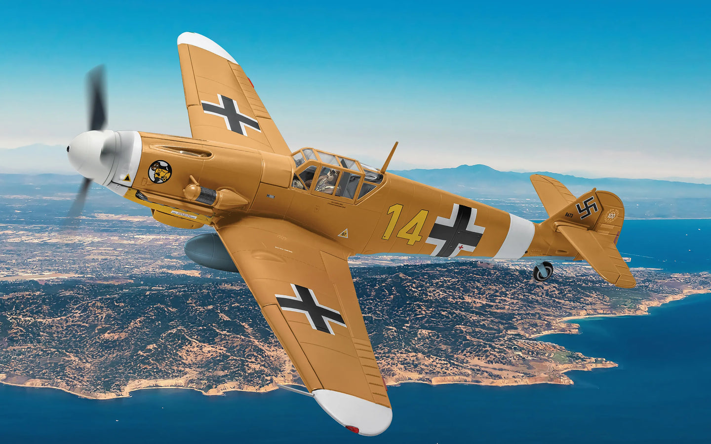 CORGI BF 109F-4 (TROP) LUFTWAFFE HANS JOACHIM MARSEILLE 1942