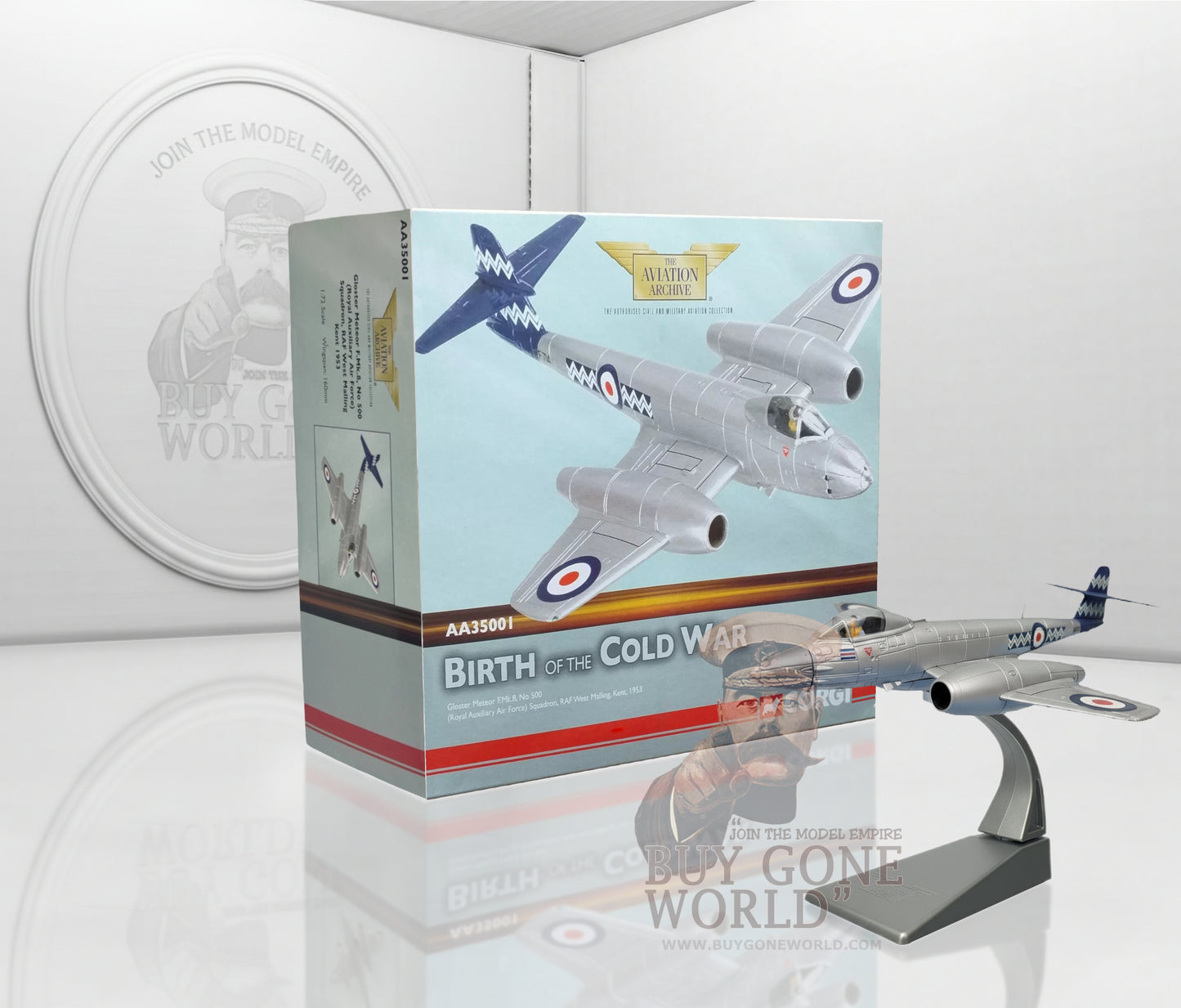CORGI GLOSTER METEOR F.MK 8 RAF No.500 SQN