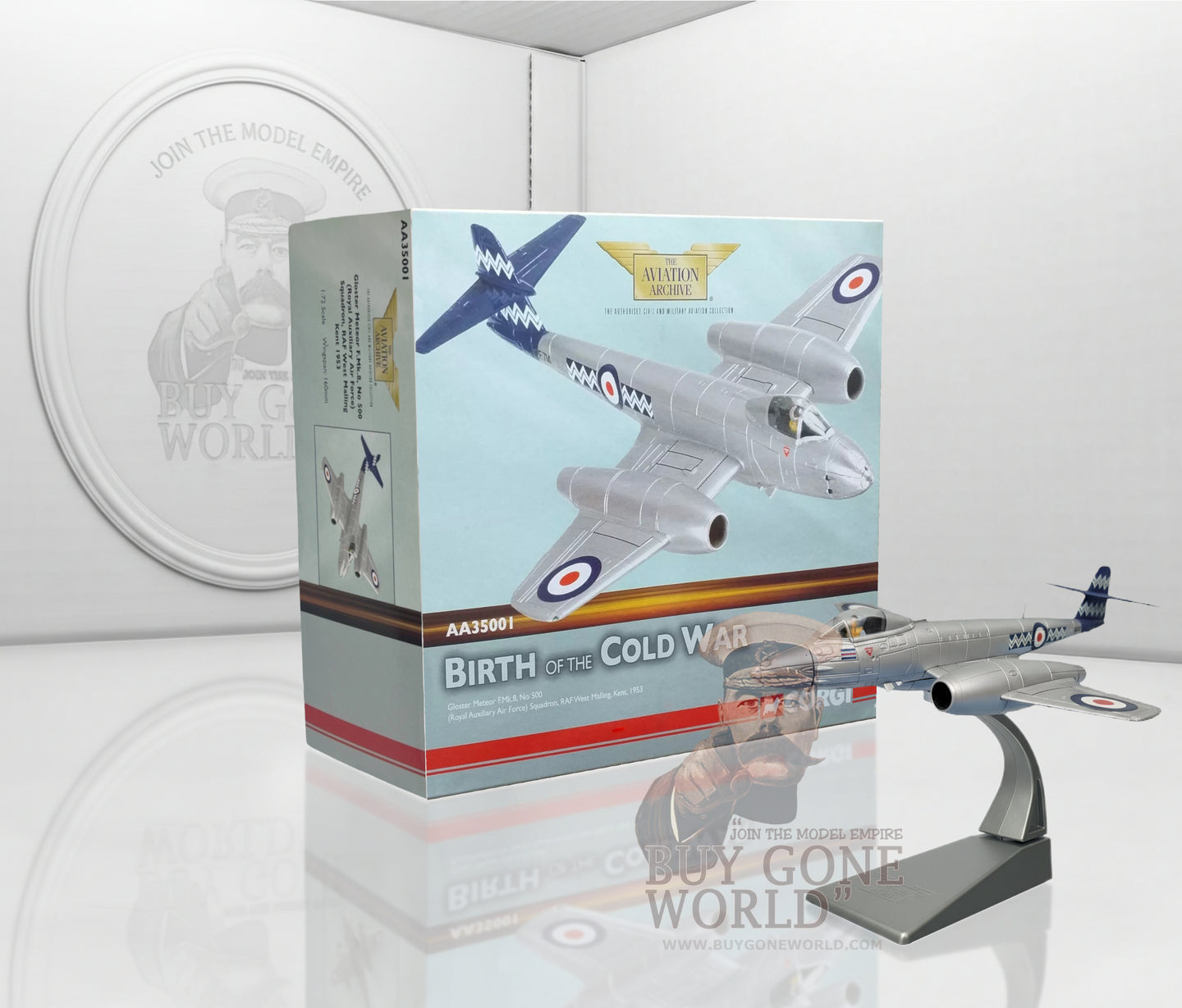 CORGI GLOSTER METEOR F.MK 8 RAF No.500 SQN