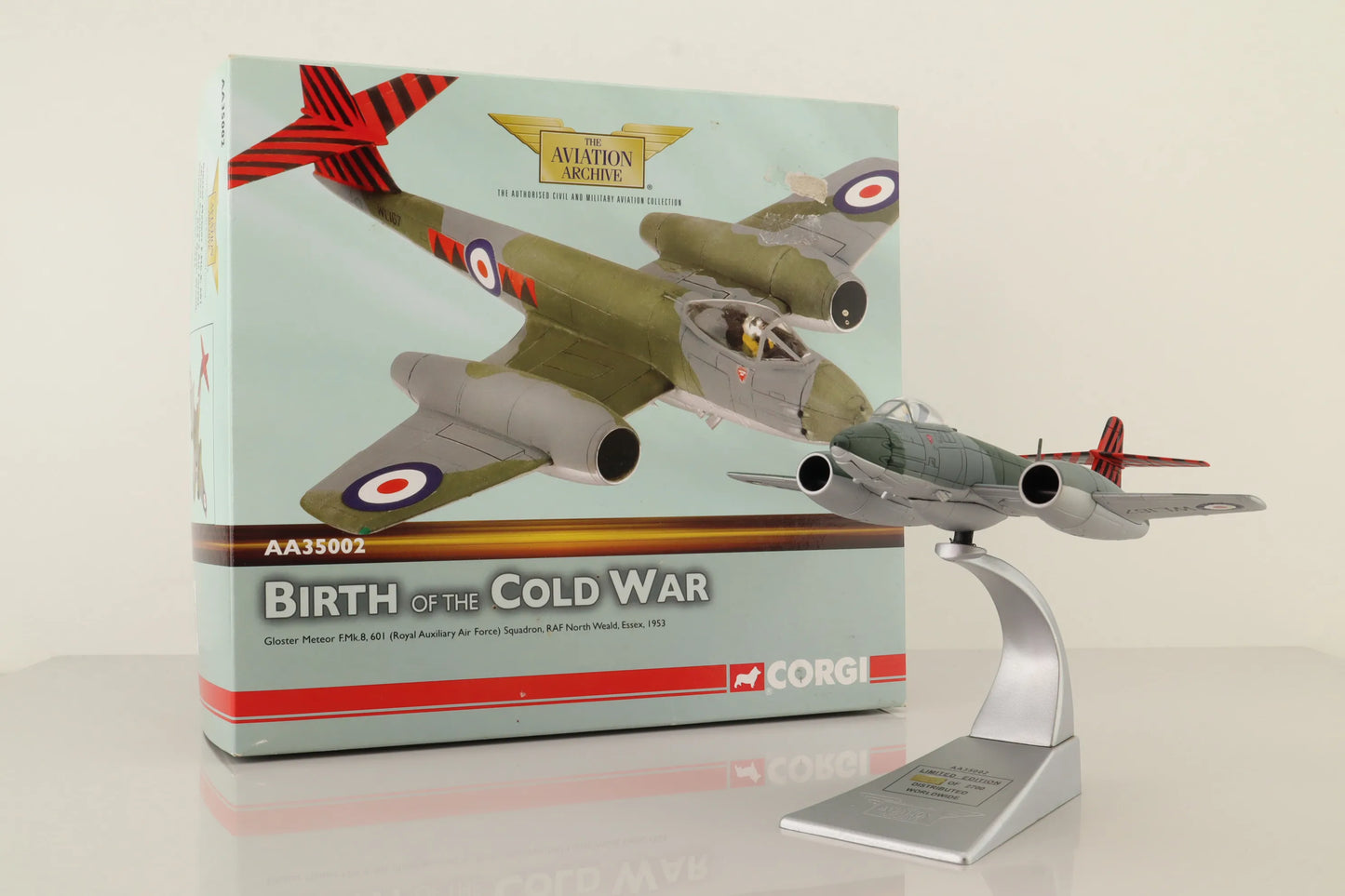 CORGI GLOSTER METEOR F.MK 8 RAF No.601 SQN