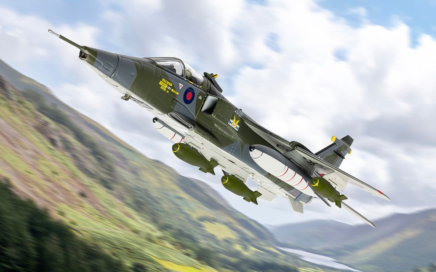 CORGI SEPECAT JAGUAR GR.1 XX963/AL RAF NO 14 SQUADRON GERMANY BRUGGEN 1976