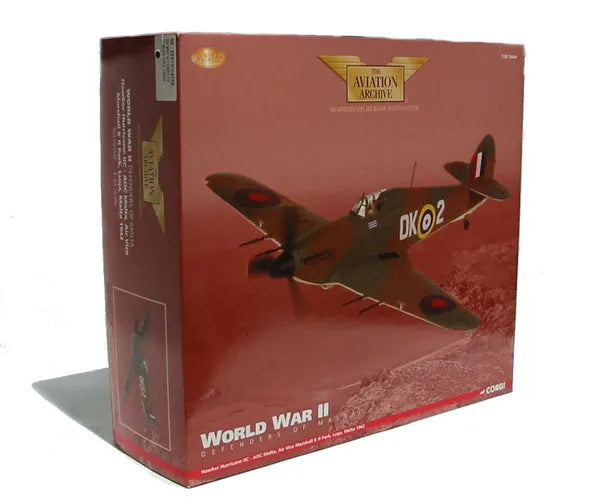 CORGI HAWKER HURRICANE IIC MARSHALL K.R.PARK MALTA 1942