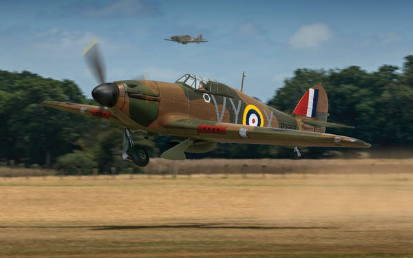 CORGI HAWKER HURRICANE MK.I P3966 RAF PILOT OFFICER J.A. "PADDY" HEMMINGWAY REG: P3966