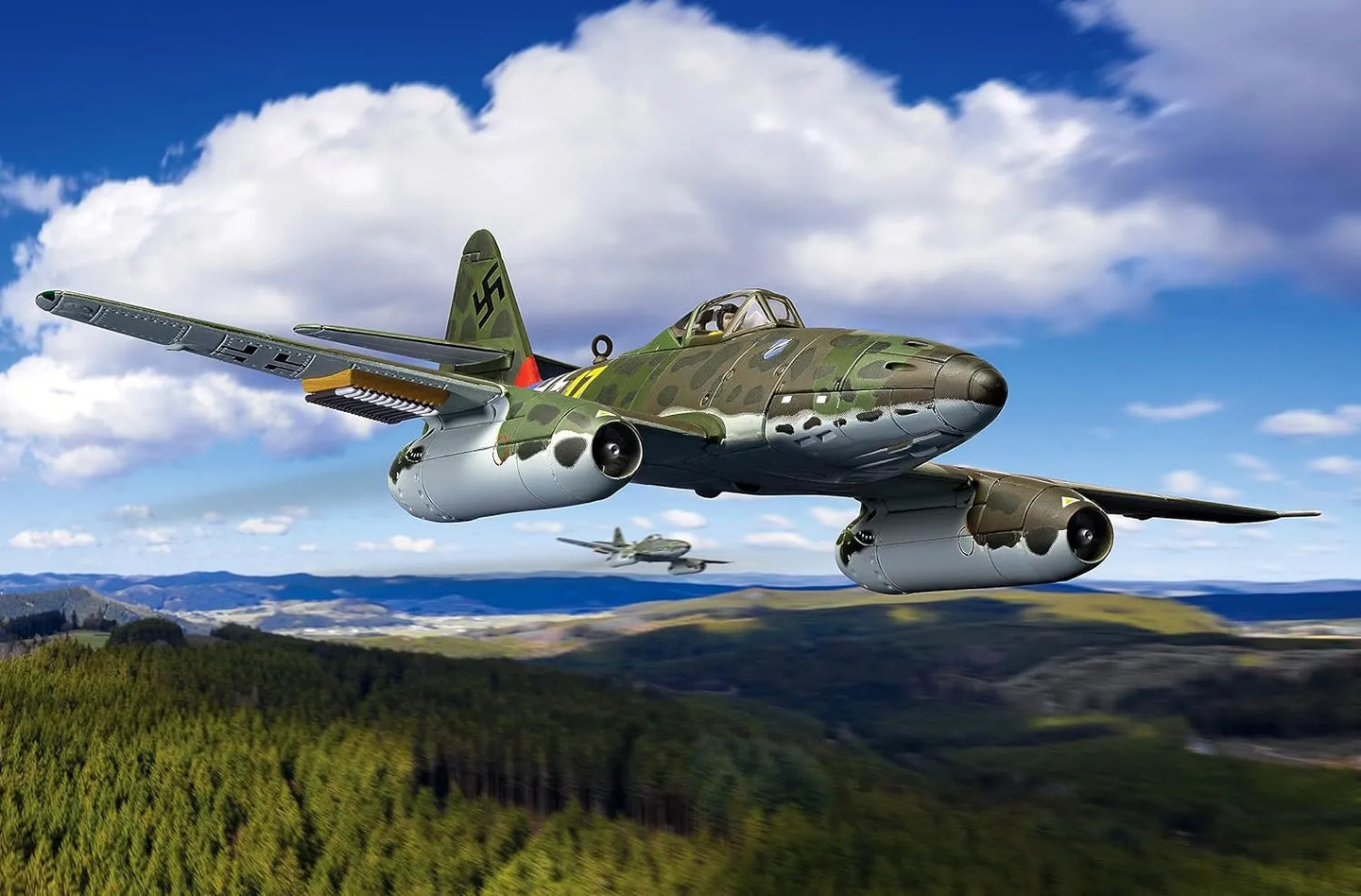 CORGI ME262A-1A WHITE 7/1, 9/JAGDGESCHWADER 7 GERMANY 1945