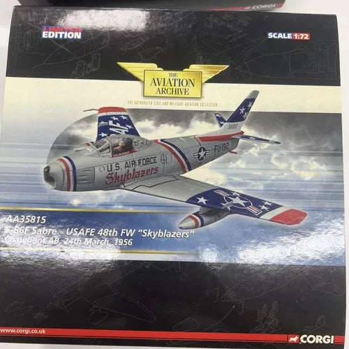 CORGI F-86F SABRE USAF "SKYBLAZERS" FRANCE 1956