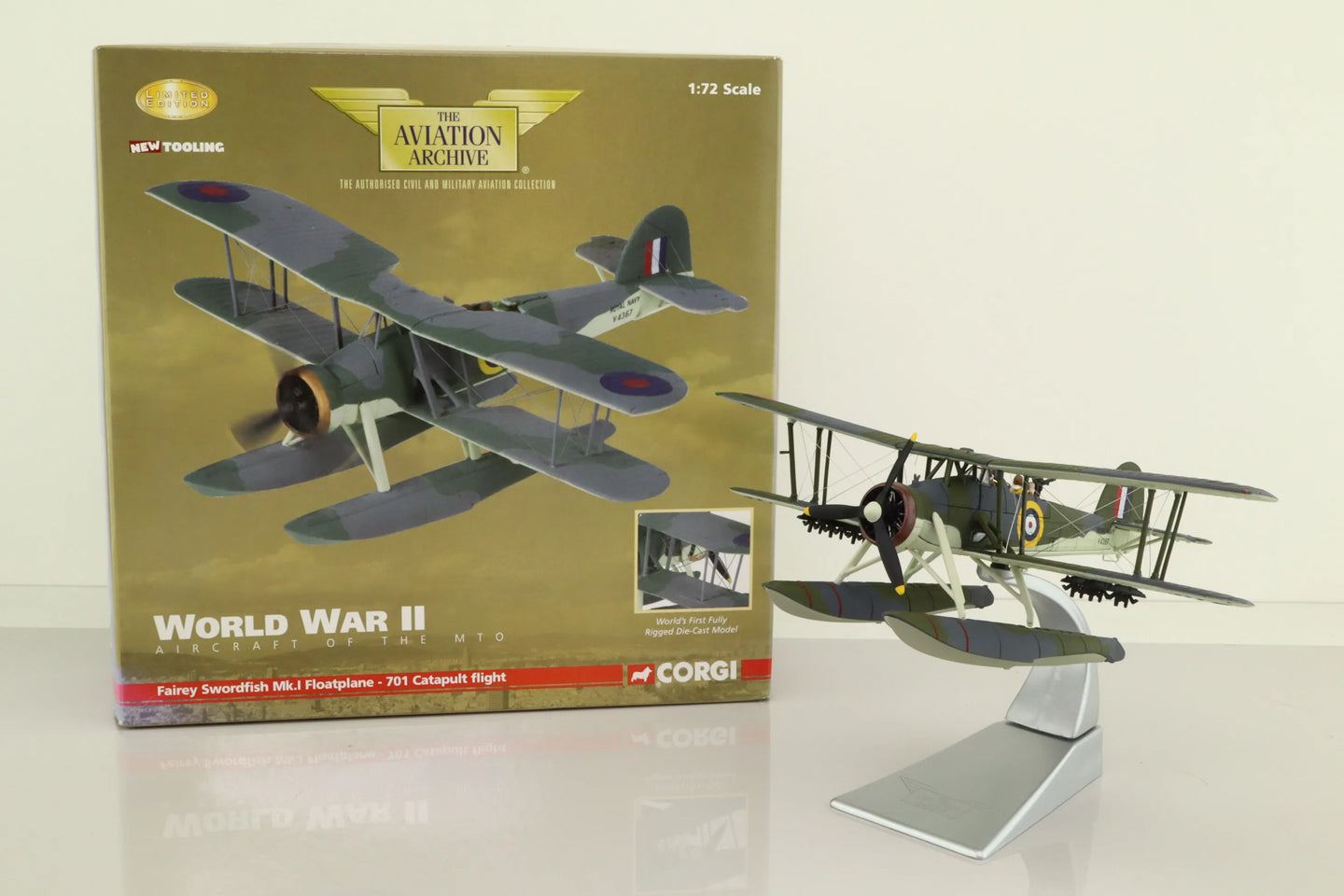 CORGI SWORDFISH MK.I HMS MALAYA 1940