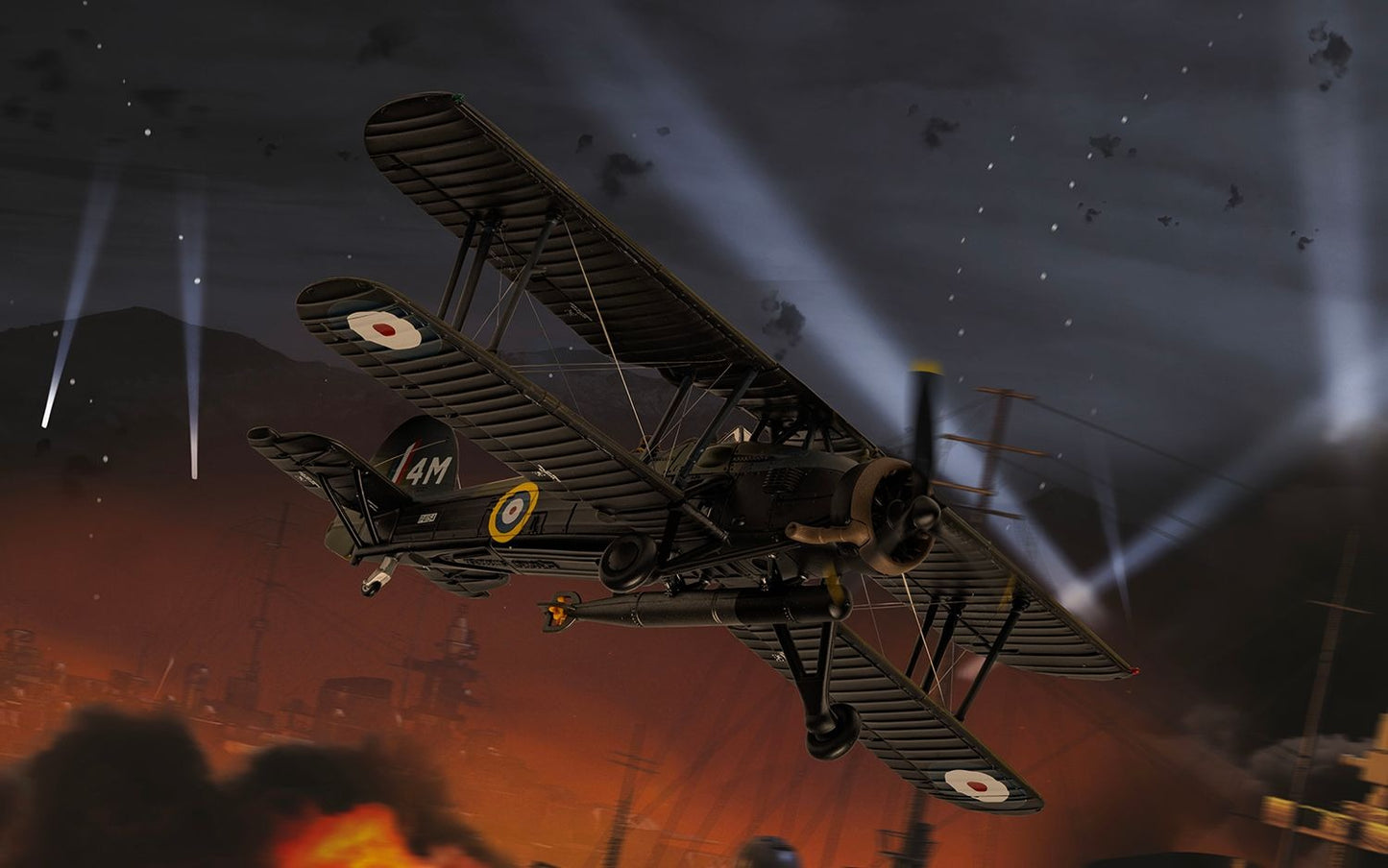 CORGI SWORDFISH MKI, P4154 / 4M "BATTLE OF TARANTO" NOVEMBER 1940