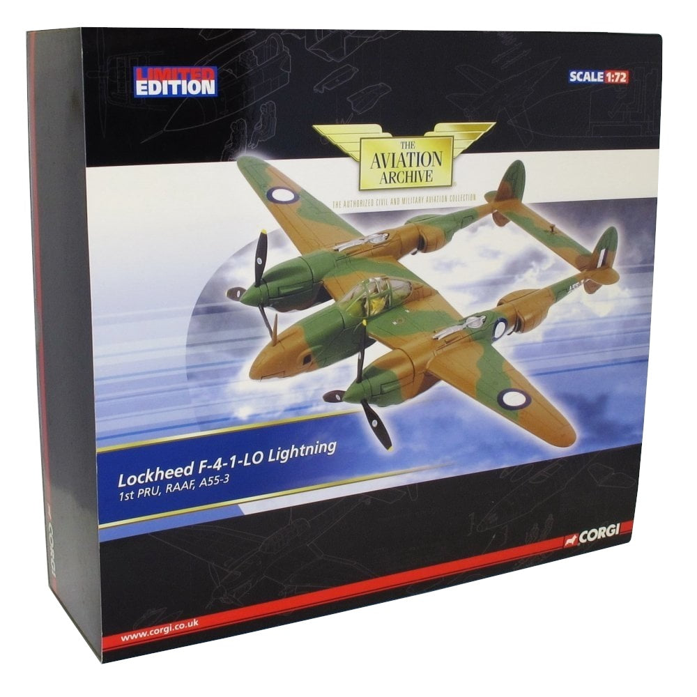 CORGI P-38E LIGHTNING RAAF 1ST PRU RAAF COOMALIE CREEK  AUSTRALIA MARCH 1943