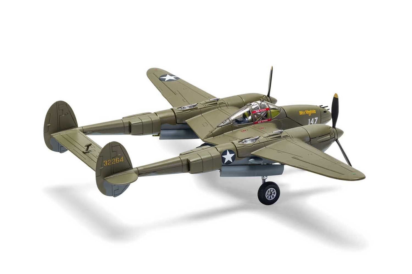 CORGI P-38G LIGHTNING USSAF 43-2264 "MISS VIRGINIA" OPERATION VENGEANCE 1943