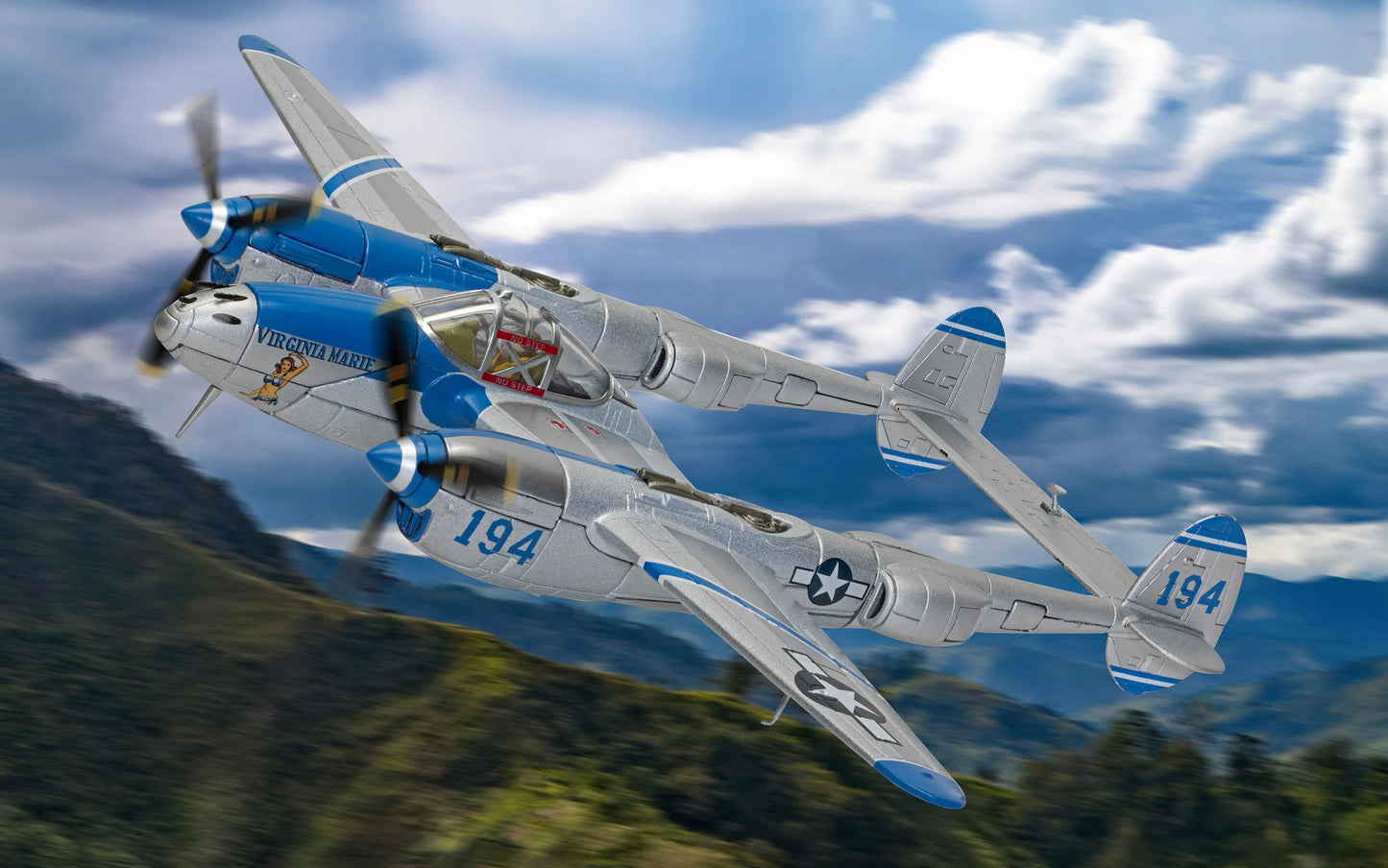 CORGI P-38J LIGHTNING USAF "VIRGINIA MARIE" NEW GUINEA 1944