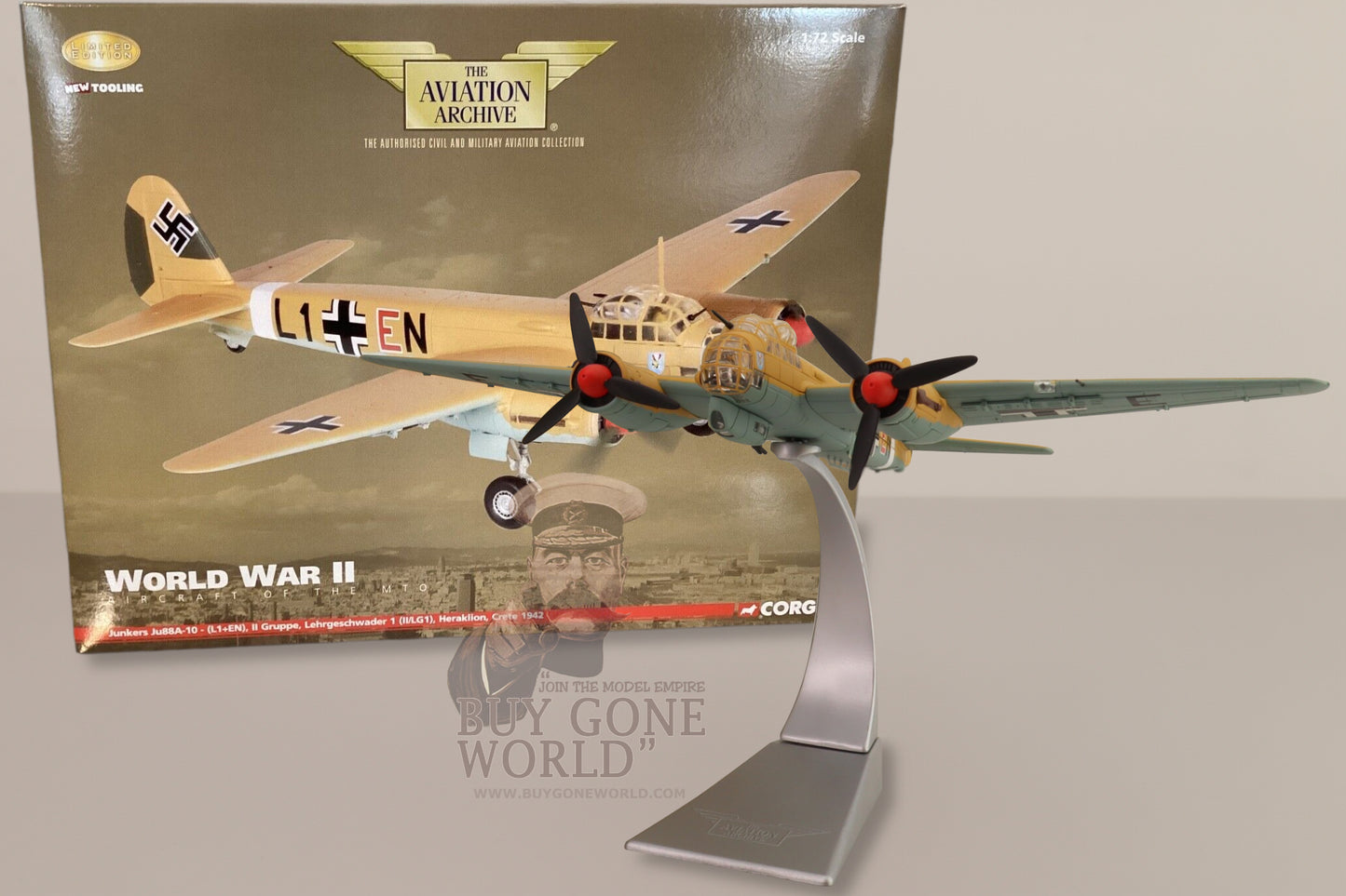 CORGI JUNKERS JU88 11 GRUPPE HERAKLION CRETE