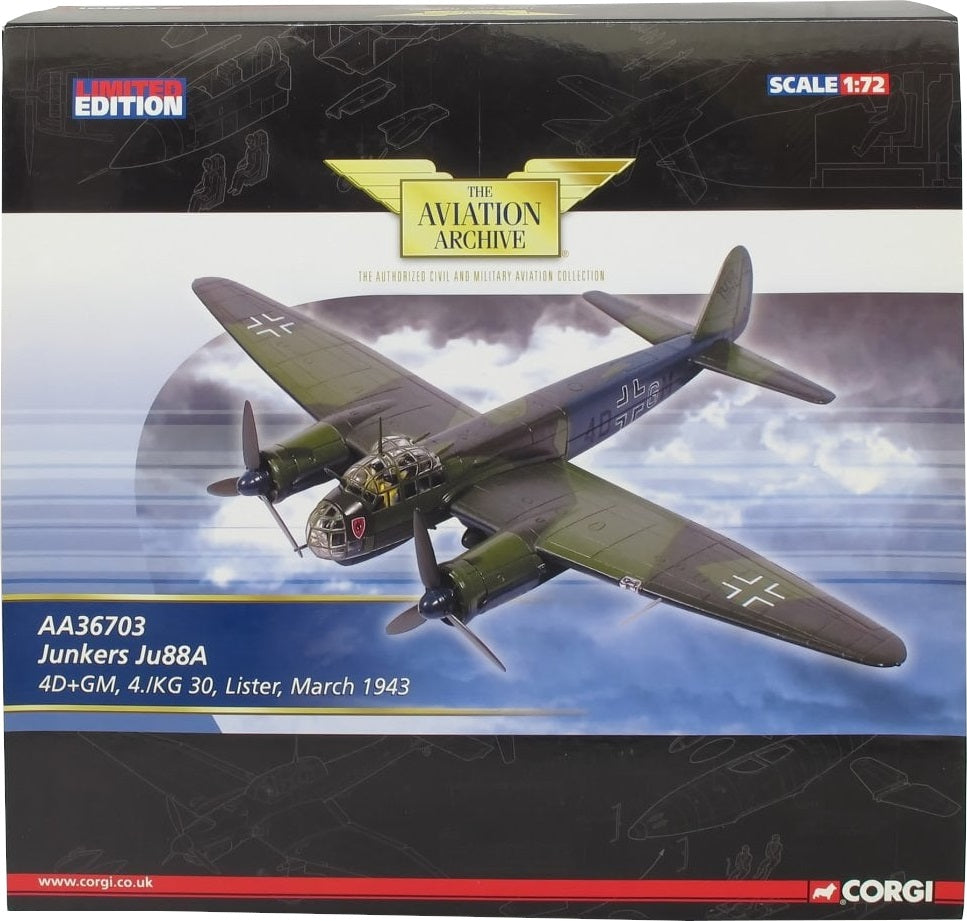 CORGI JUNKERS JU 88A-4 LUFTWAFFE 4./KG 30