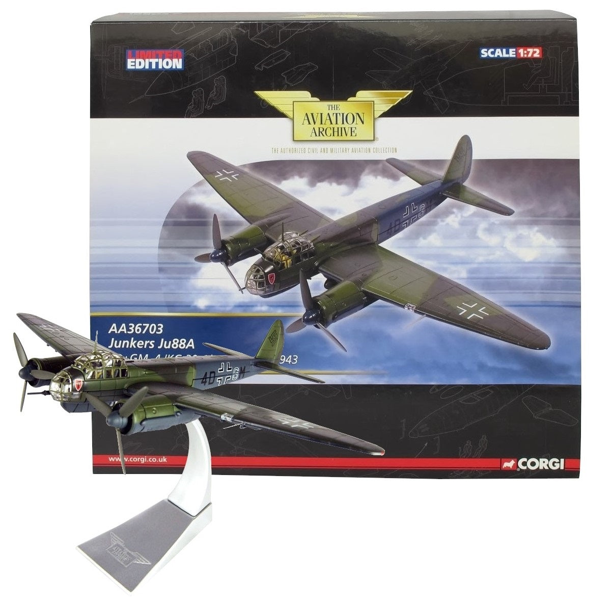CORGI JUNKERS JU 88A-4 LUFTWAFFE 4./KG 30