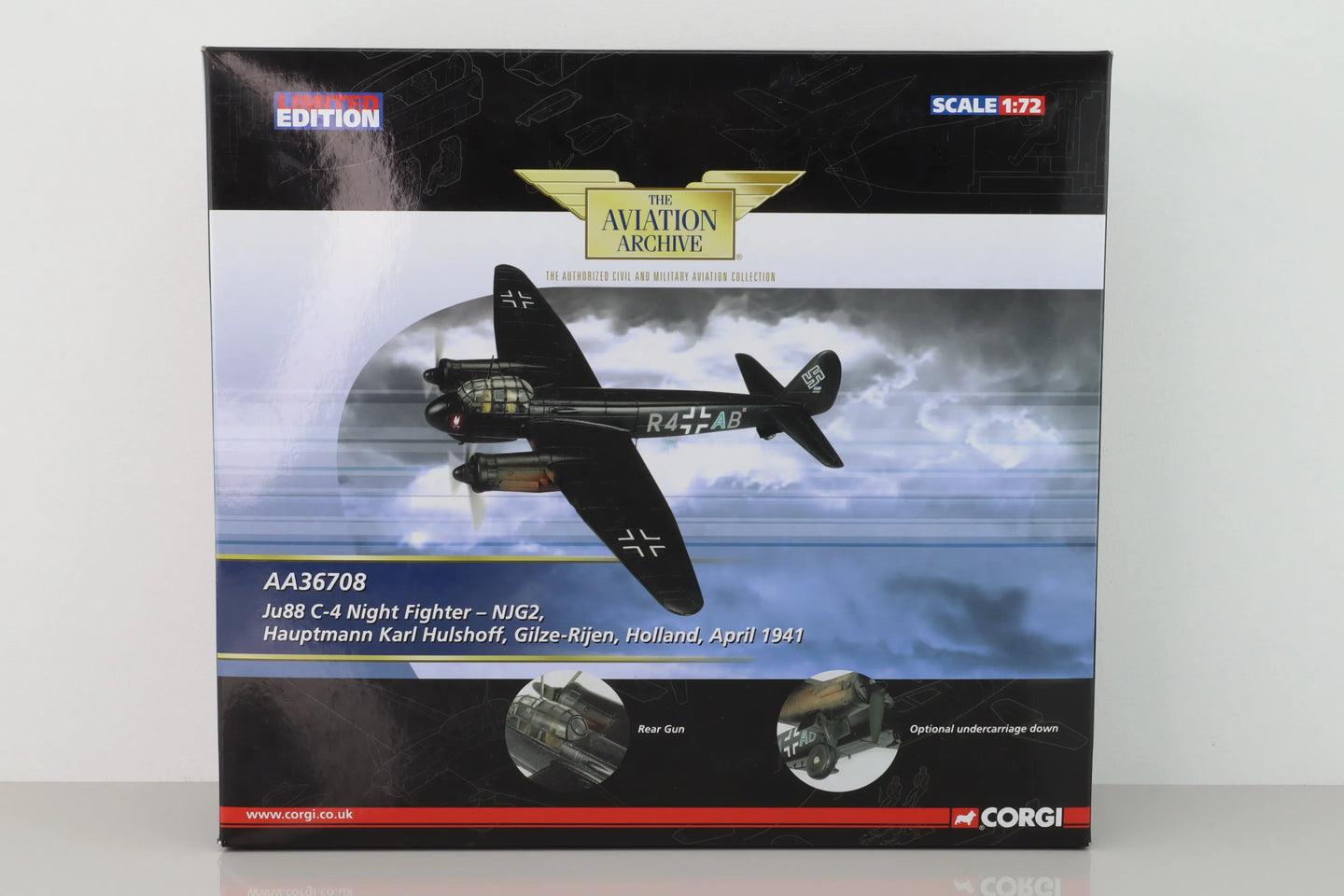 CORGI JUNKERS JU 88C-4 NIGHTFIGHTER NJG2 HOLLAND 1941