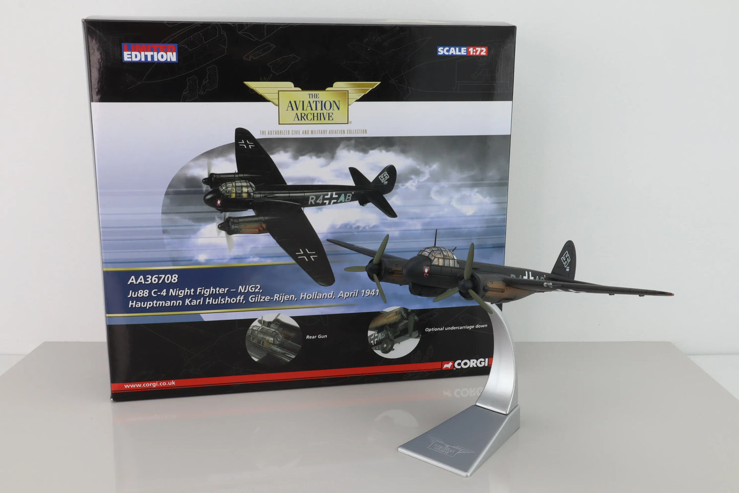 CORGI JUNKERS JU 88C-4 NIGHTFIGHTER NJG2 HOLLAND 1941
